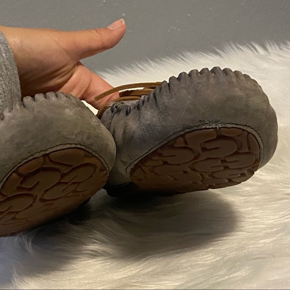 Uggs Gray Dakota Slippers - Picture 10 of 16